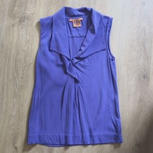 Tory Burch 100% Silk Sleeveless Top